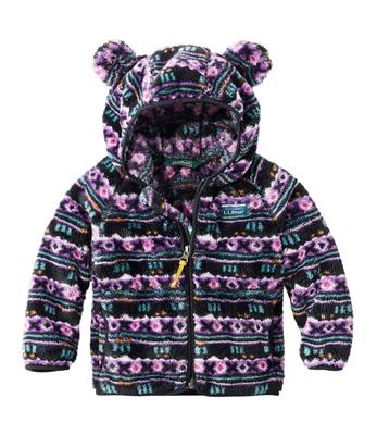 Infants' L.L.Bean Hi-Pile Fleece Jacket, Print Black Mountain