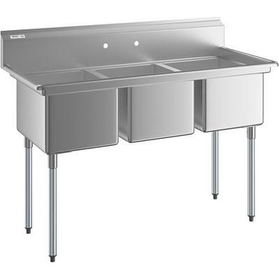 Kitchen Tek 16-Gauge 304 Stainless Steel Commercial Work Table