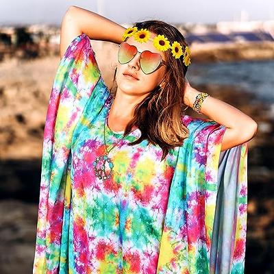 MTLEE 24 Pieces Hippie Costume Set Hippie Costume Accessories Peace Sign  Necklaces Hippie Sunglasses Tie Dye Headband 60s Hippie Accessories for  Women Men Party Accessories - Yahoo Shopping