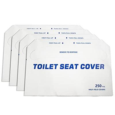 HANZE INTL Toilet Seat Covers Disposable Half-Fold Toilet Seat