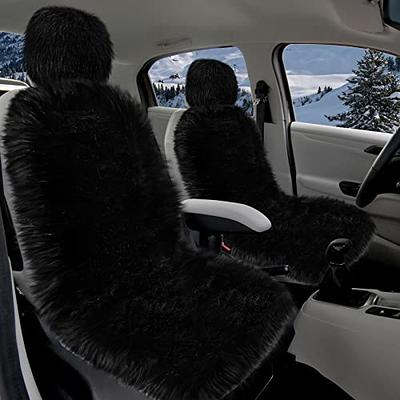 Winter Plush Faux Fur Car Seat Cover