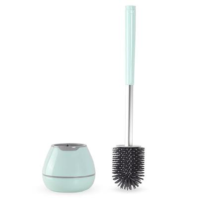BOOMJOY Toilet Brush and Holder Set 2 Pack, Silicone Toilet Bowl Cleaner  Brush, Toilet Scrubber Brush with Tweezers for Bathroom Cleaning, RV  Accessories, House Organization Must-Haves - Gray - Yahoo Shopping