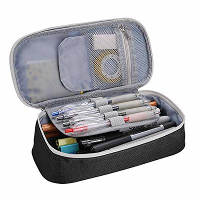 ProCase Pencil Bag Pen Case, Big Capacity Students Stationery Pouch Holder  Desk Organizer with Zipper for Pens Pencils Highlighters Gel Pen Markers  School Supplies Students Office Clerks –Black - Yahoo Shopping