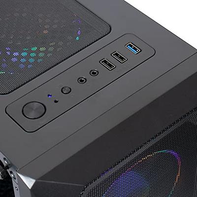  MXZ Gaming PC Computer I5 13400F, RTX3060, 8GB*2 DDR4, NVME M2  500G, 6RGB Fans,Windows 11 Pro Ready to use, Gamer Desktop Computer(I5  13400F