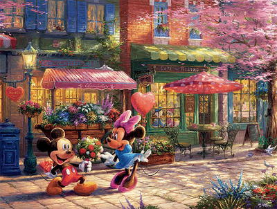Thomas Kinkade Disney - Multipack - 4 in 1 Puzzles