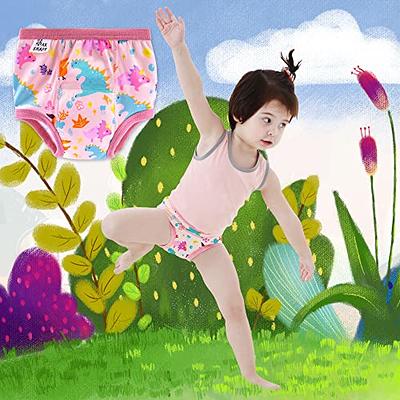 8 Packs Reusable Toddler Training Underwear for Potty Training and Strong  Absorbent Training Underwear for Girls 4t