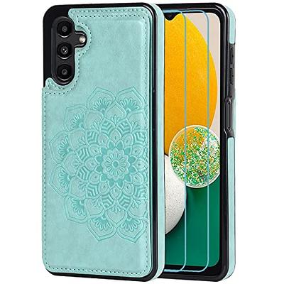 SAMSUNG Galaxy A54 5G S-View Wallet Phone Case, Protective Cover w/Card  Holder Slot, Finger Tap Display Window, US Version, EF-ZA546CVEGUS,  Blueberry