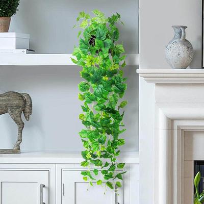 51 in. Artificial English Ivy Leaf Vine Hanging Plant Greenery Foliage Bush