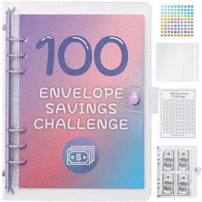 Sooez A6 Budget Binder with Savings Challenge Game, Money Saving