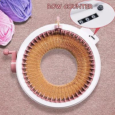 Knitting Machines 40 Needles Knitting Loom Machines Smart Knitting Board  Rotating Double Weaving Loom Machine Kit for Kids and Adults