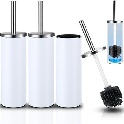 OXO, 2 Pack - Toilet Brush, Auto-Open Canister & Replacement Head