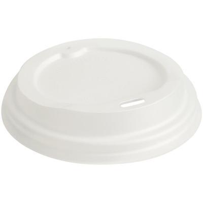 Choice Black Hot Paper Cup Travel Lid for 10-24 oz. Standard Cups and 8 oz.