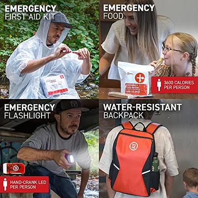 Family Emergency Power Outage Blackout Kit with Backpack