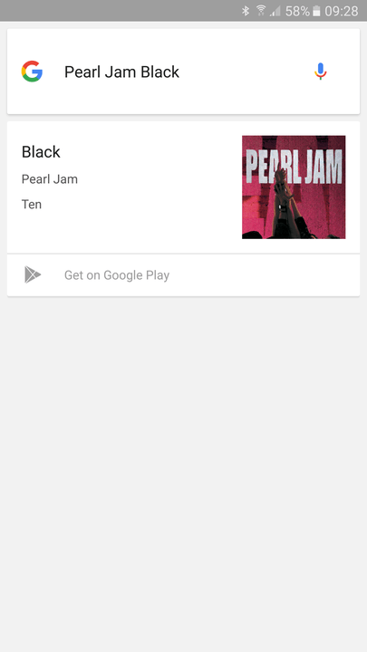 Google Now song