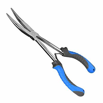 Fishing Pliers Stainless Steel Long Nose Hook Remover With Sheath And  Lanyard 