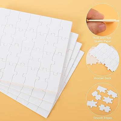 10 Sheets Blank Jigsaw Puzzles, 6.3 x 6.3 Inch Blank Puzzle 28 Pieces Set  Paintable Puzzle Writable Puzzle All White Puzzles for Kids Games Activity  Party Favors Craft - Yahoo Shopping