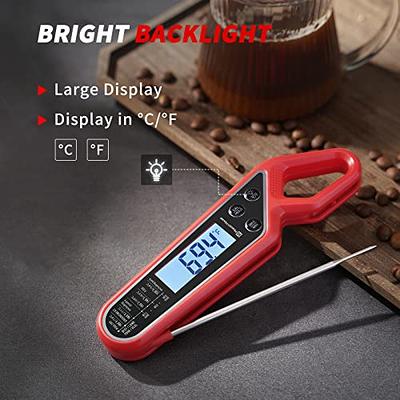 ThermoPro TP605W Waterproof Digital Instant Read Meat Thermometer Food Candy  Cooking Kitchen Thermometer with Magnet and Backlight TP605W - The Home  Depot