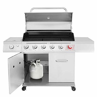 Royal Gourmet Gas Stainless Steel Portable BBQ Tabletop Grill with Folding  Legs and Lockable Lid, 10,000 BTU, GT1001 at Tractor Supply Co.