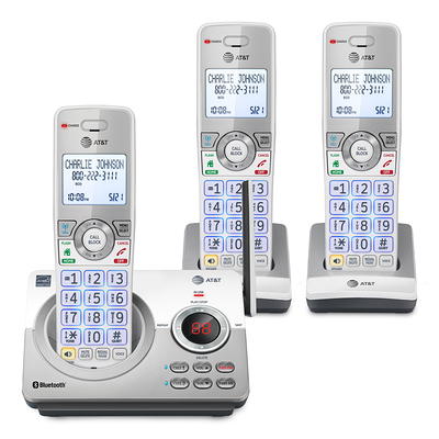 AT&T CL84207 Cordless Phone with 2 Handsets, Answering Machine