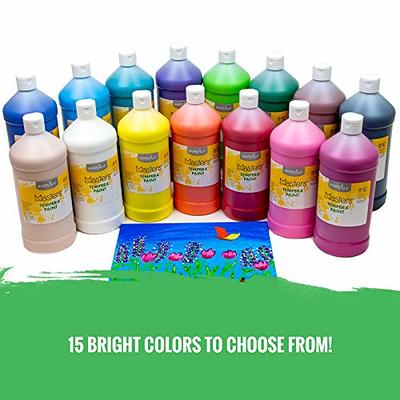 Handy Art Acrylic Paint Bottles 16 Oz Assorted Colors Set Of 6