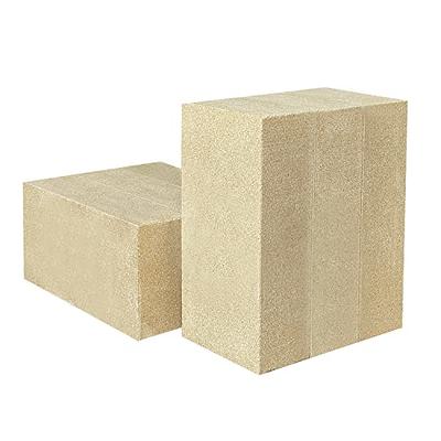 SIMOND STORE Insulating Fire Bricks for Forge, 2 x 4.5 x 9 - Pack of 8 -  2500F Rated, Soft Fire Bricks for Oven, Wood Stove, Kiln, Fireplace, Fire