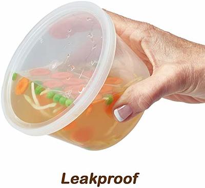 DuraHome - Deli Containers with Lids Leakproof - 40 Pack BPA-Free