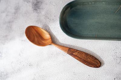 Handmade Kitchen Utensil Set 12 Wooden Spoon and Spatula Made in the USA  With Cherry, Maple, and Walnut Amish Wood Spoons 