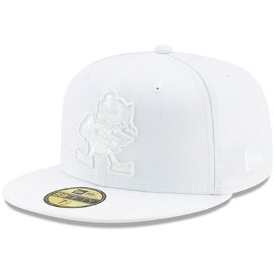 Men's New Era White Philadelphia Eagles Throwback Logo Omaha 59FIFTY Fitted  Hat