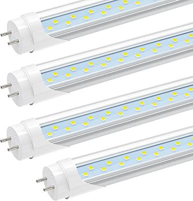 G13 Bi-Pin 10W-T8 2FT 24-Daylight Fluorescent Replacement LED Tube Light  Bulb