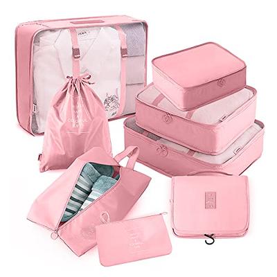 Packing Cubes for Travel, 8Pcs/Set Lightweight Waterproof Travel Luggage  Packing Organizers, with Toiletry Bag for Suitcase, Travel Essentials  Accessories - Yahoo Shopping