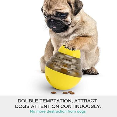 Puppy Teething Chew Toy Balls: 2pack Interactive Dog Treat Dispensing Ball  Rubber Small Breed Dog Chewing Enrichment Toys for Boredom and Brain