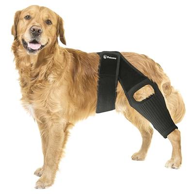 Dog Knee Brace, Dog Leg Braces for Back Leg for ACL, Knee Cap Dislocation,  Arthritis, Reduces Pain and Inflammation with Side Stabilizers Dog Leg