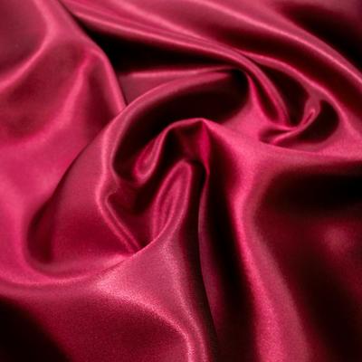 Charmeuse Bridal Satin Fabric for Wedding Dress 60 inches By the Yard  Charmuse (Dark Red)