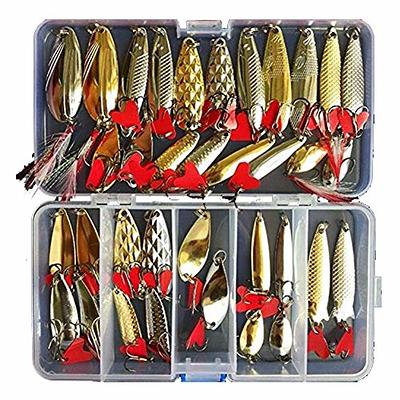 THKFISH Fishing Lures Trout Lures Fishing Spoons Lures for Trout Pike Bass  Crappie Walleye Color A 1/2oz 5pcs - Yahoo Shopping