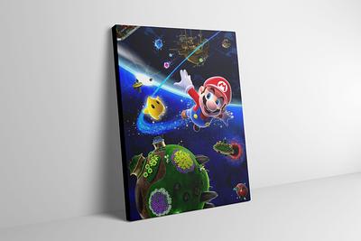 Super Mario Canvas Wall Art - Poster Print Artwork Painting Decor Gift -  Yahoo Shopping