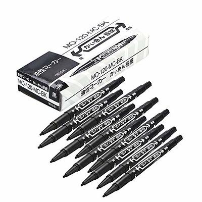 Tattoo Skin Permanent Marker,New Star Tattoo Marking Scribe Pen Permanent  Tattoo pen 12 Pack Tattoo Marker Pen