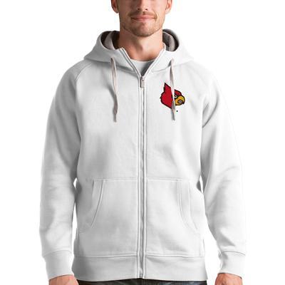 Louisville Cardinals Antigua Victory Full-Zip Hoodie - Red Size: XL