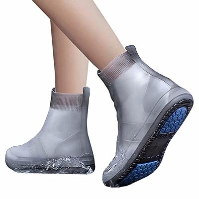 MLUUHK Waterproof Shoe Covers, Reusable Shoe Covers Non-Slip Shoes
