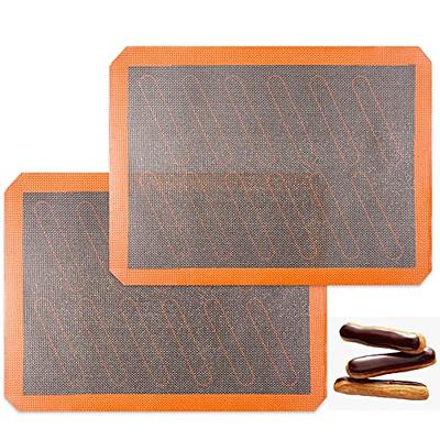 HOTPOP Silicone Baking Mats 0.75mm, Non-Stick Silicone Sheet for