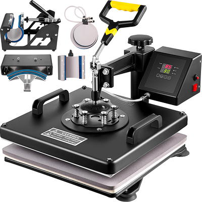 Aukfa 15x15 Heat Press Machine for T Shirts - Digital LED Timer