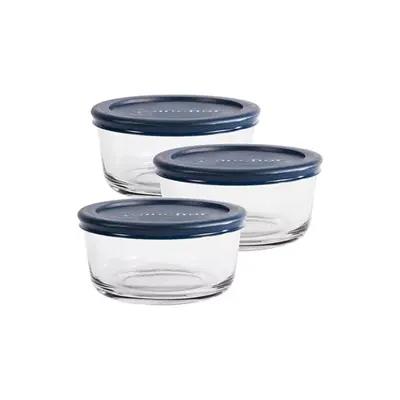 BergHOFF Leo Glass Food Container 3-Piece Set