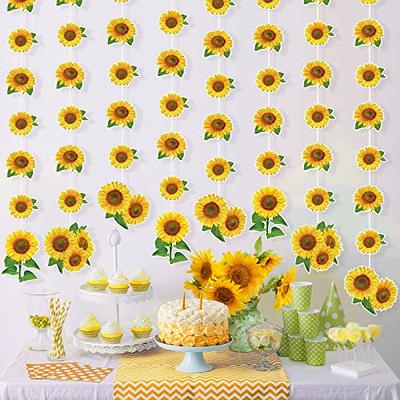  PLULON 60 Sheets Sunflower Birthday Party Decorations