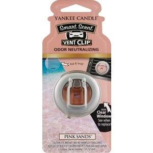 Yankee Candle Smart Scent Odor Neutralizing Car Vent Clip Air Freshener, Pink  Sands - 1 ct