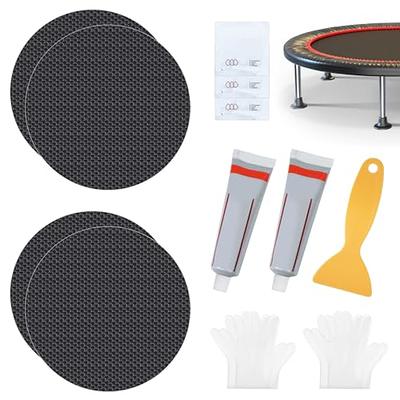  Trampoline Mat Repair Kit - Repair Holes or Tears -Glue on  Patches : Sports & Outdoors