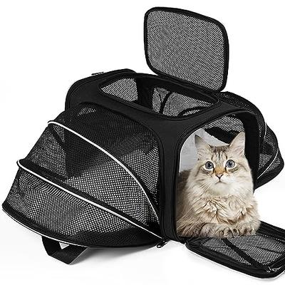 Expandable Cat Carrier Bag, Pet Carrier Airline Approved,Large