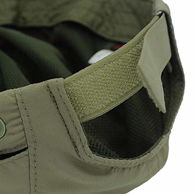 LLmoway UPF50+ Sun Hat with Neck Flap for Men Women Fishing Hiking Camping  Quick Dry Cap Army Green - Yahoo Shopping