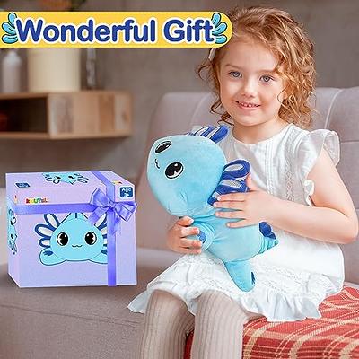 Axolotl Salamander Sky Blue Plush 11 Super Soft Kawaii Cute Stuffed Animal  Toy