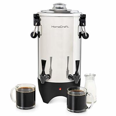 60 Cup Commercial Coffee Maker, Stainless Steel Large Coffee Urn for Quick  Brewing, Ideal for Large Gatherings-10 L - Yahoo Shopping