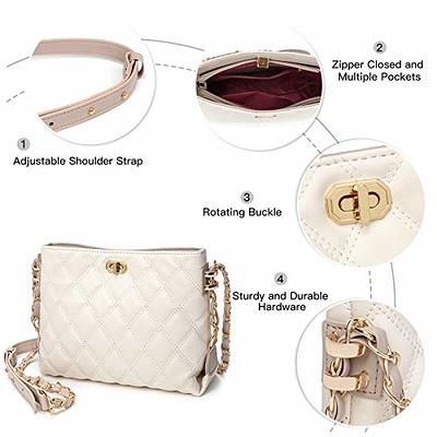 Slingbags, Chanel Inspired Biege White Sling Bag