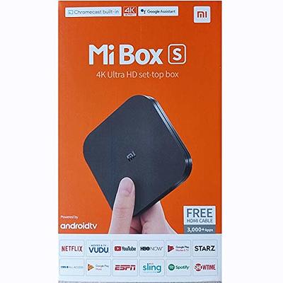 Xiaomi Mi Box S 4K HDR Android TV with DBA Streaming Media Player with  Remote Control Google & Voice Assistant - Yahoo Shopping